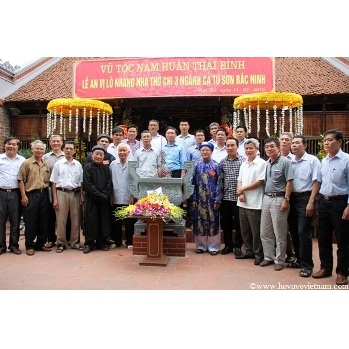 Biên bản họp về việc chuẩn bị khởi công xây dựng nhà thờ cụ Vũ Lăng Tố, chi 3 Từ Sơn, Bắc Ninh (23/10/2010)